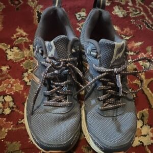 New Balance Athletic Shoes Blue Gray Mesh Lace Up Breathable Running women